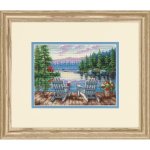 (image for) Gold Petites Lakeside Morning Counted Cross Stitch Kit